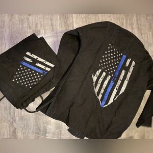 Thin Blue Jiujutsu Gi - Honor & Courage #BJJ